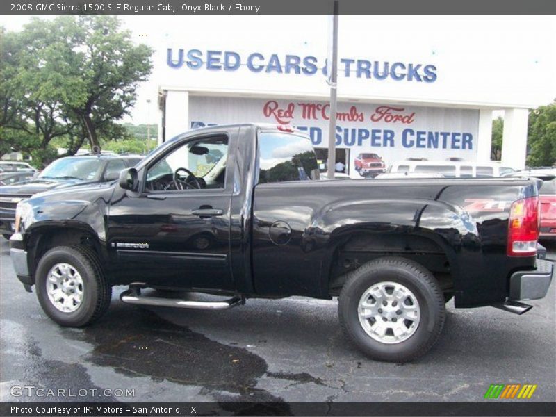 Onyx Black / Ebony 2008 GMC Sierra 1500 SLE Regular Cab