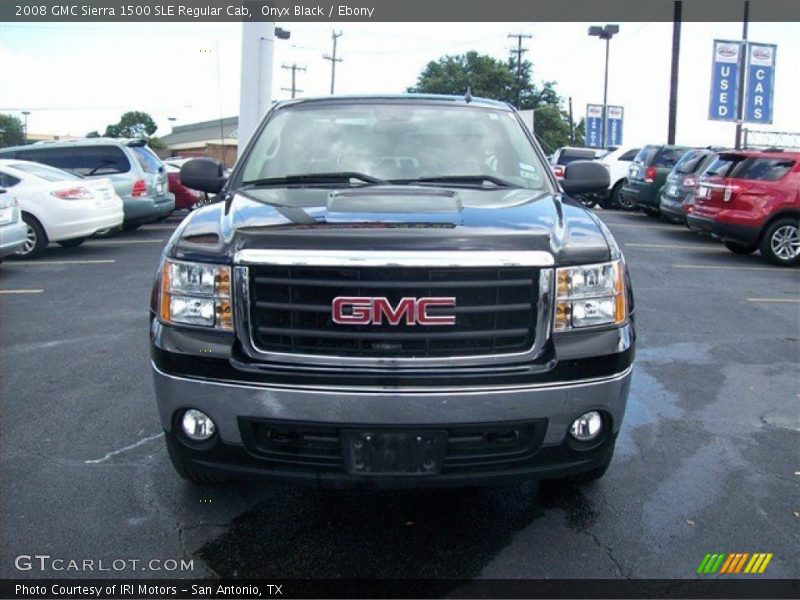 Onyx Black / Ebony 2008 GMC Sierra 1500 SLE Regular Cab
