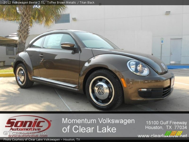 Toffee Brown Metallic / Titan Black 2012 Volkswagen Beetle 2.5L