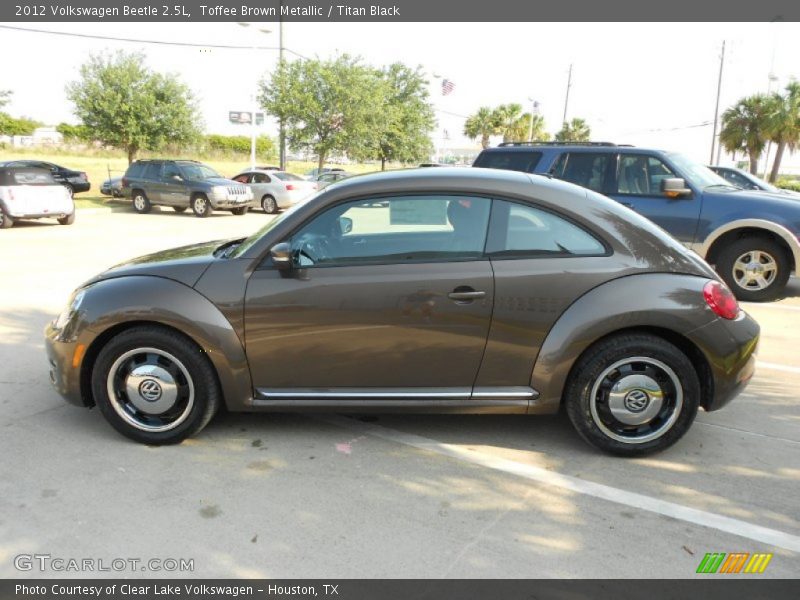 Toffee Brown Metallic / Titan Black 2012 Volkswagen Beetle 2.5L