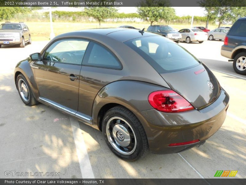 Toffee Brown Metallic / Titan Black 2012 Volkswagen Beetle 2.5L