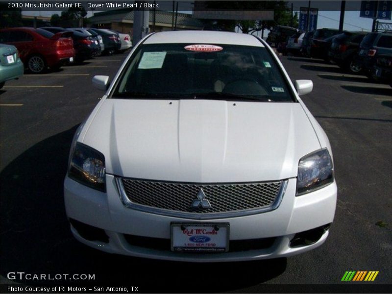 Dover White Pearl / Black 2010 Mitsubishi Galant FE