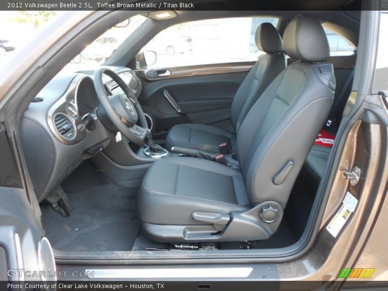 Toffee Brown Metallic / Titan Black 2012 Volkswagen Beetle 2.5L