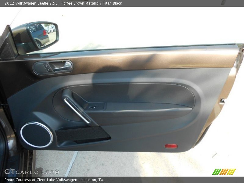Toffee Brown Metallic / Titan Black 2012 Volkswagen Beetle 2.5L