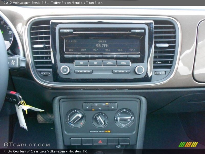 Toffee Brown Metallic / Titan Black 2012 Volkswagen Beetle 2.5L