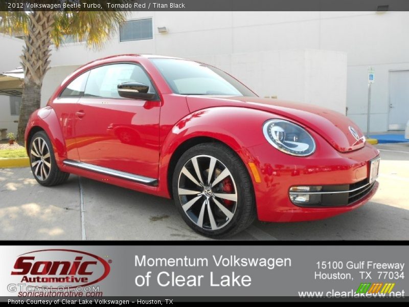 Tornado Red / Titan Black 2012 Volkswagen Beetle Turbo