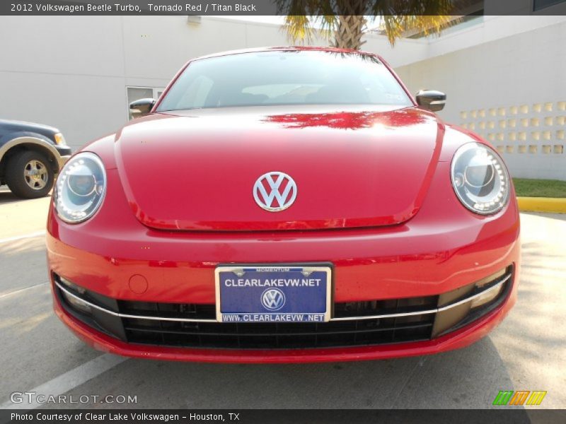 Tornado Red / Titan Black 2012 Volkswagen Beetle Turbo