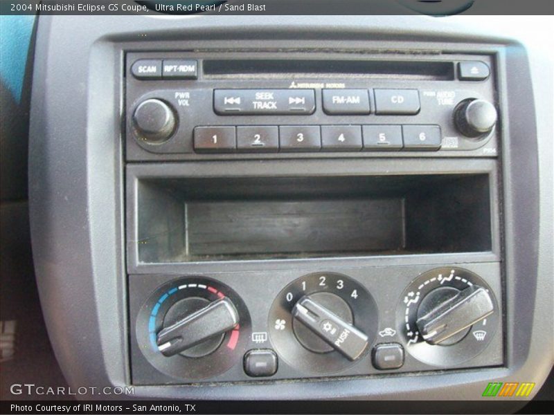 Controls of 2004 Eclipse GS Coupe
