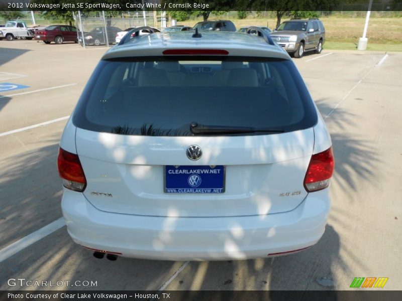 Candy White / Cornsilk Beige 2012 Volkswagen Jetta SE SportWagen