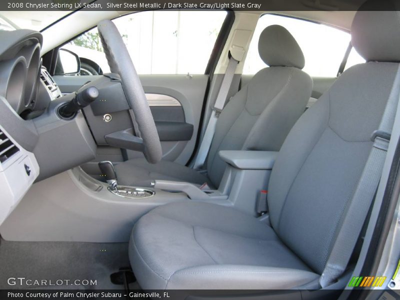 Silver Steel Metallic / Dark Slate Gray/Light Slate Gray 2008 Chrysler Sebring LX Sedan