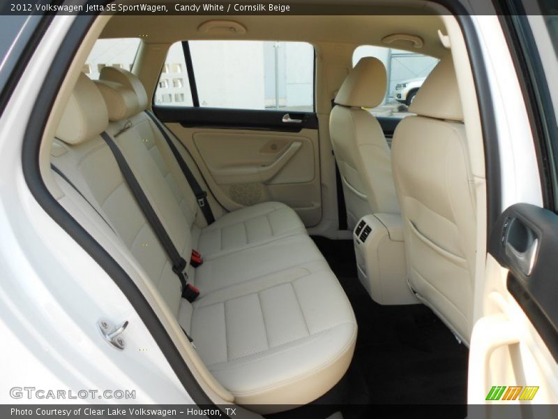 Rear Seat of 2012 Jetta SE SportWagen