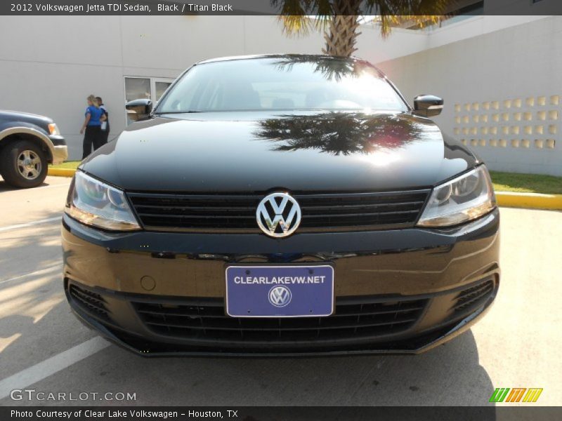 Black / Titan Black 2012 Volkswagen Jetta TDI Sedan