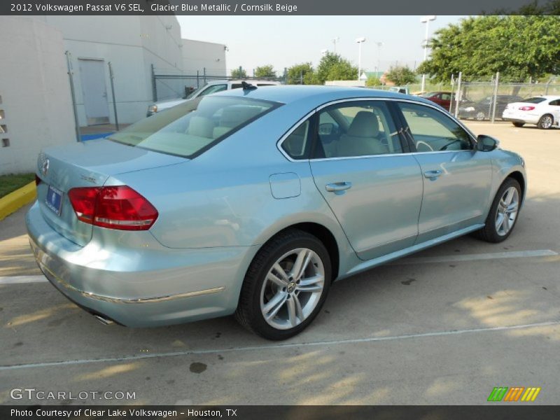 Glacier Blue Metallic / Cornsilk Beige 2012 Volkswagen Passat V6 SEL
