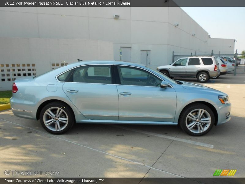 Glacier Blue Metallic / Cornsilk Beige 2012 Volkswagen Passat V6 SEL