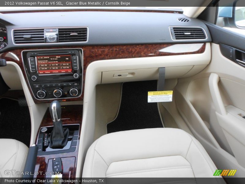 Glacier Blue Metallic / Cornsilk Beige 2012 Volkswagen Passat V6 SEL