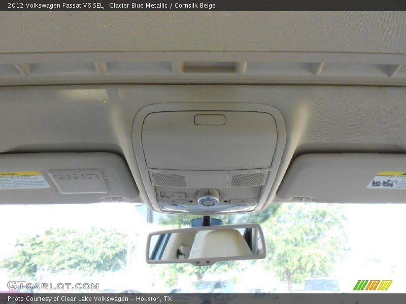Glacier Blue Metallic / Cornsilk Beige 2012 Volkswagen Passat V6 SEL