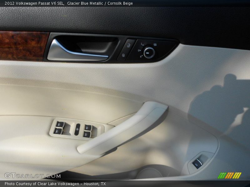 Glacier Blue Metallic / Cornsilk Beige 2012 Volkswagen Passat V6 SEL