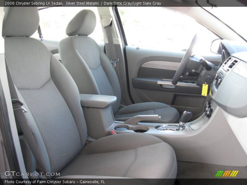Silver Steel Metallic / Dark Slate Gray/Light Slate Gray 2008 Chrysler Sebring LX Sedan