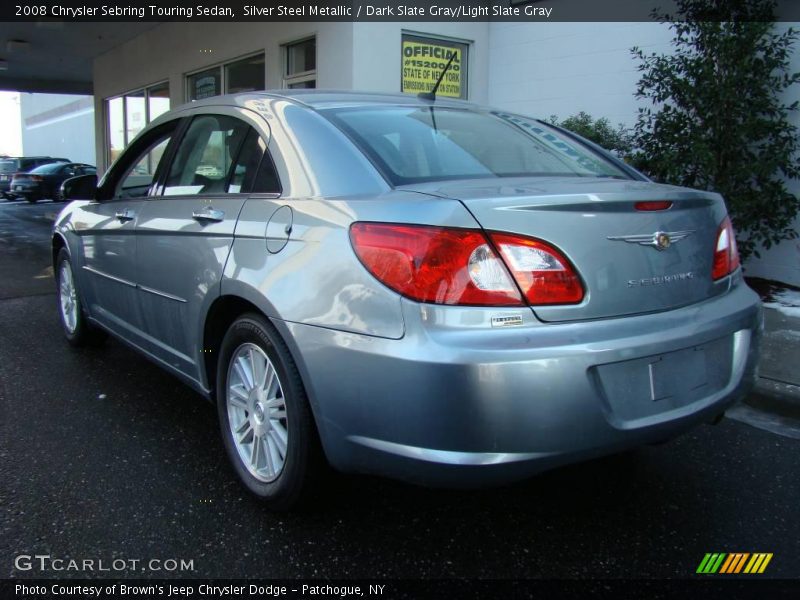 Silver Steel Metallic / Dark Slate Gray/Light Slate Gray 2008 Chrysler Sebring Touring Sedan
