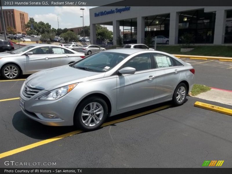 Radiant Silver / Gray 2013 Hyundai Sonata GLS