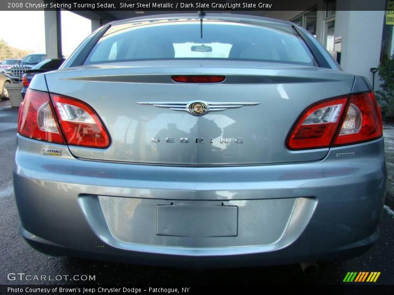 Silver Steel Metallic / Dark Slate Gray/Light Slate Gray 2008 Chrysler Sebring Touring Sedan