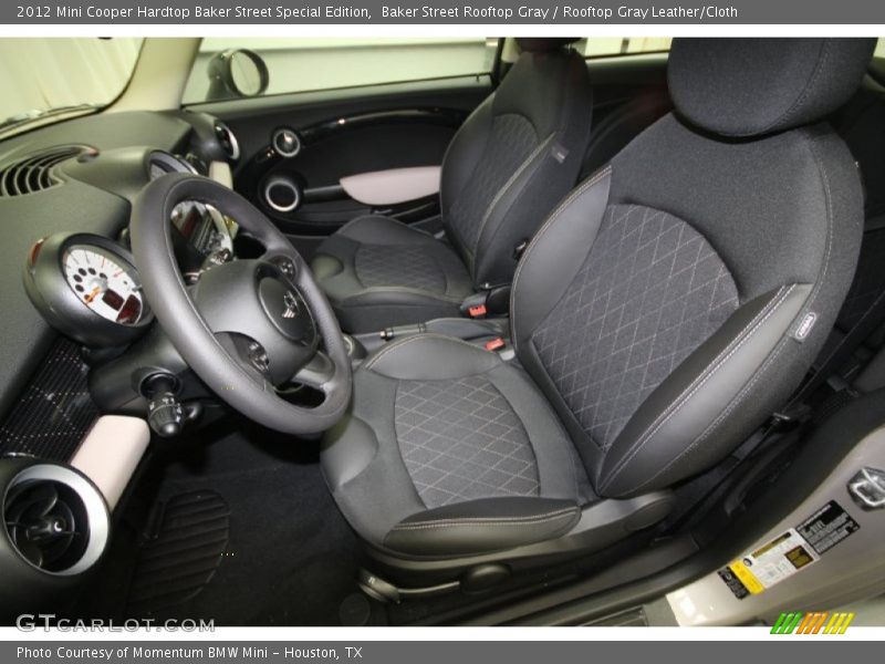 Baker Street Rooftop Gray / Rooftop Gray Leather/Cloth 2012 Mini Cooper Hardtop Baker Street Special Edition