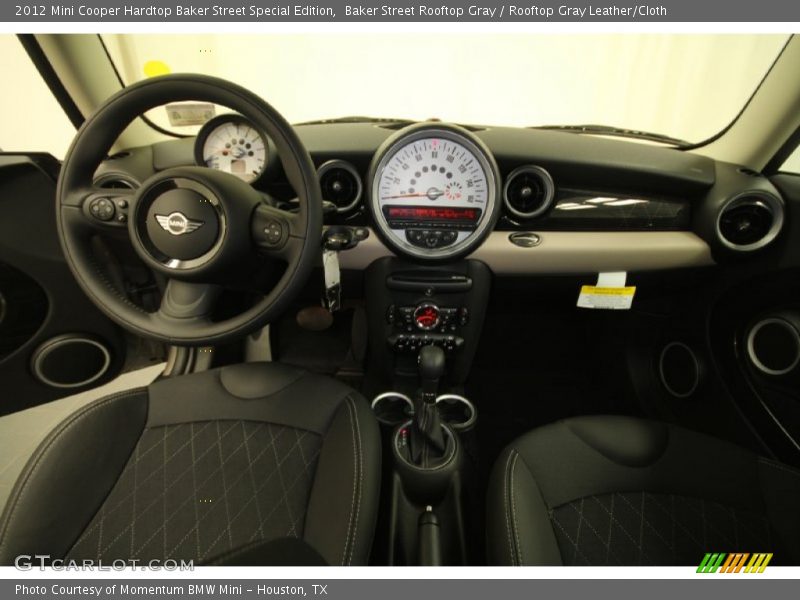 Baker Street Rooftop Gray / Rooftop Gray Leather/Cloth 2012 Mini Cooper Hardtop Baker Street Special Edition