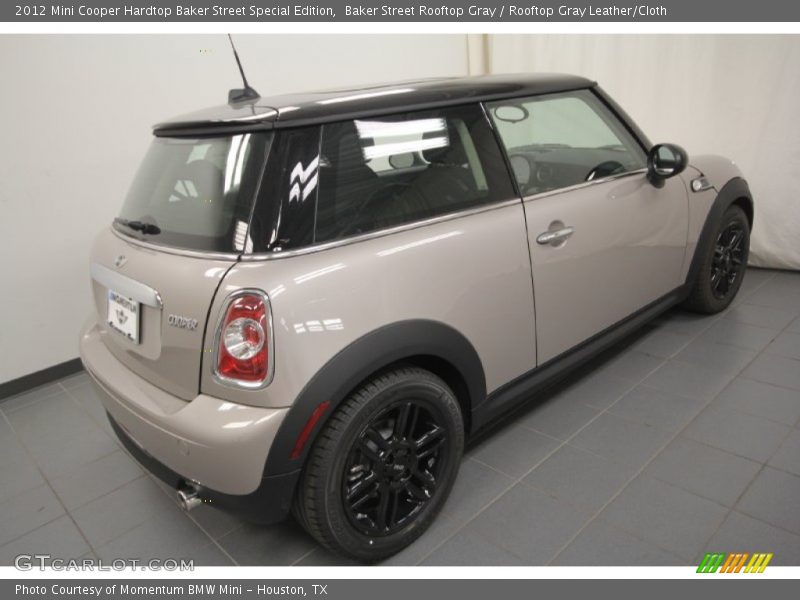Baker Street Rooftop Gray / Rooftop Gray Leather/Cloth 2012 Mini Cooper Hardtop Baker Street Special Edition
