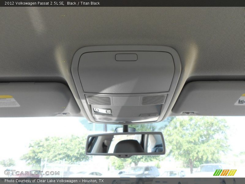 Black / Titan Black 2012 Volkswagen Passat 2.5L SE