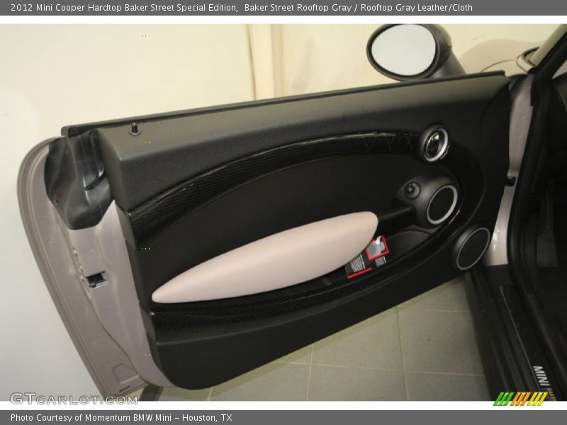 Baker Street Rooftop Gray / Rooftop Gray Leather/Cloth 2012 Mini Cooper Hardtop Baker Street Special Edition