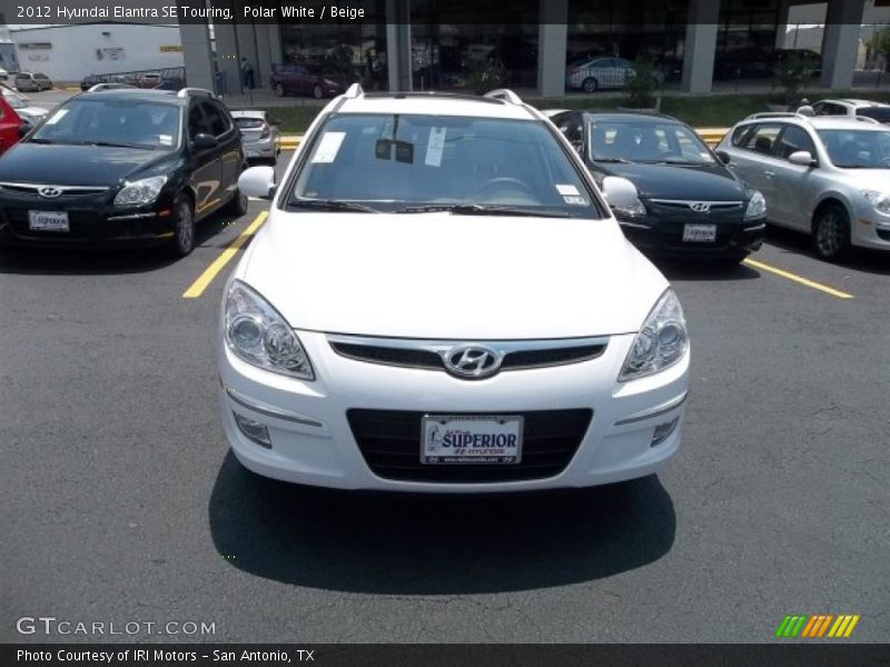 Polar White / Beige 2012 Hyundai Elantra SE Touring