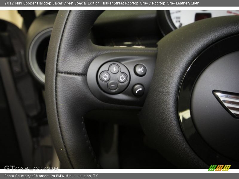 Baker Street Rooftop Gray / Rooftop Gray Leather/Cloth 2012 Mini Cooper Hardtop Baker Street Special Edition