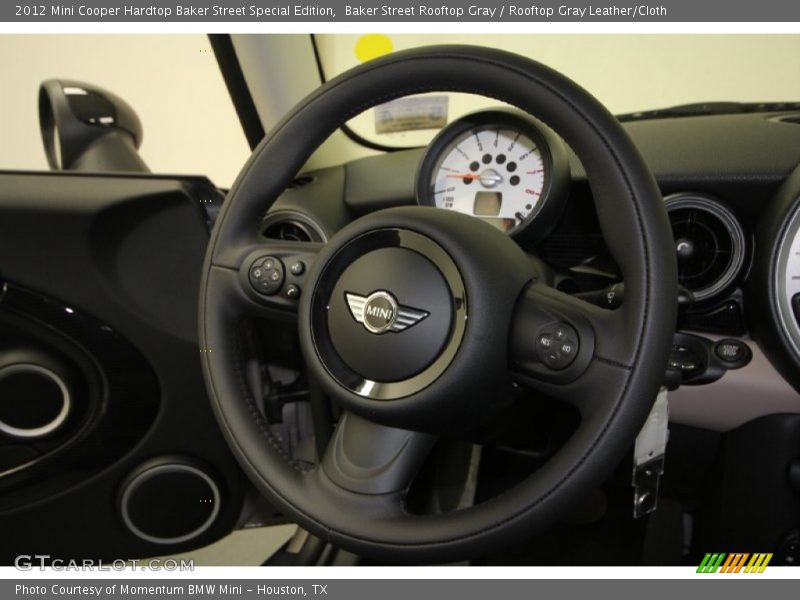 Baker Street Rooftop Gray / Rooftop Gray Leather/Cloth 2012 Mini Cooper Hardtop Baker Street Special Edition