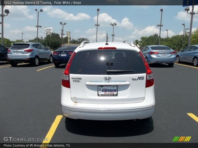 Polar White / Beige 2012 Hyundai Elantra SE Touring