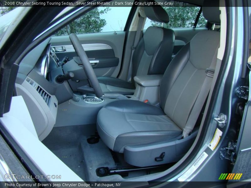 Silver Steel Metallic / Dark Slate Gray/Light Slate Gray 2008 Chrysler Sebring Touring Sedan