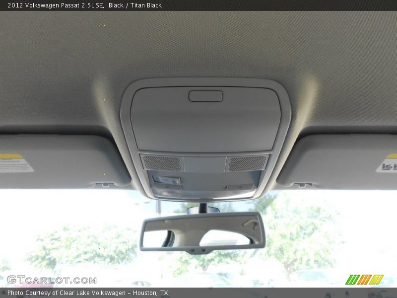 Black / Titan Black 2012 Volkswagen Passat 2.5L SE