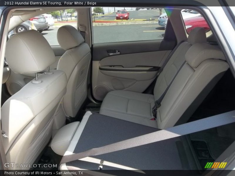 Polar White / Beige 2012 Hyundai Elantra SE Touring