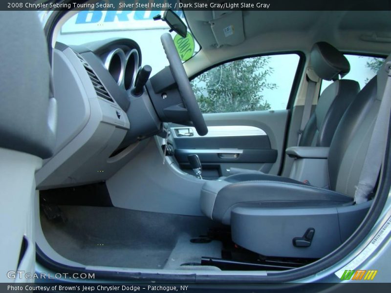 Silver Steel Metallic / Dark Slate Gray/Light Slate Gray 2008 Chrysler Sebring Touring Sedan