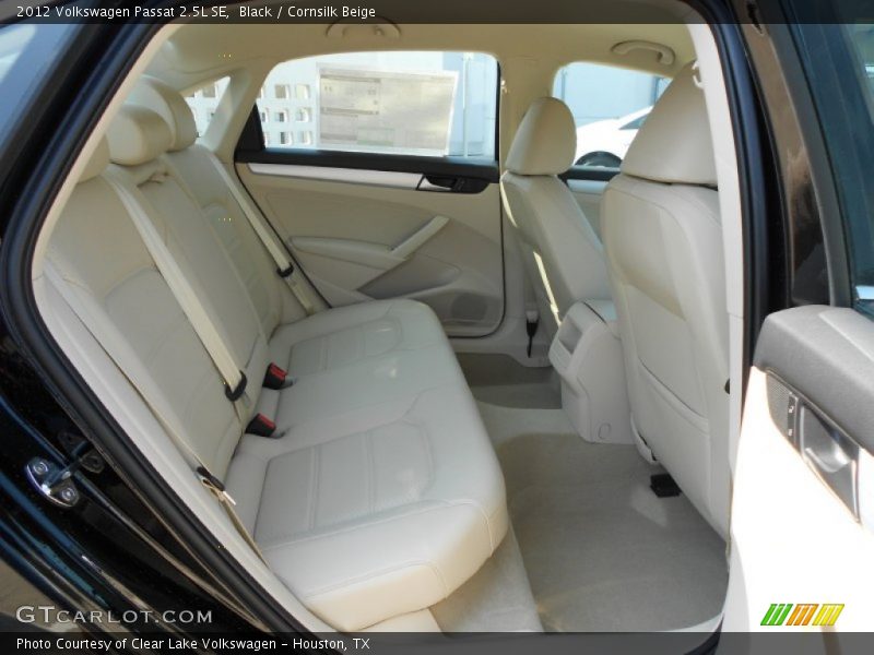 Black / Cornsilk Beige 2012 Volkswagen Passat 2.5L SE