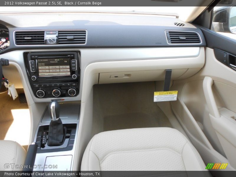 Black / Cornsilk Beige 2012 Volkswagen Passat 2.5L SE