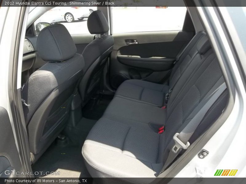Shimmering Silver / Black 2012 Hyundai Elantra GLS Touring