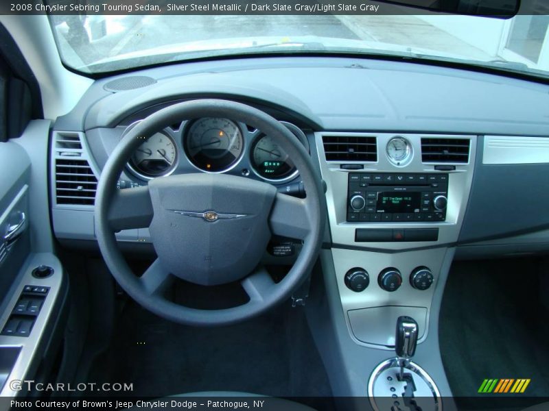 Silver Steel Metallic / Dark Slate Gray/Light Slate Gray 2008 Chrysler Sebring Touring Sedan
