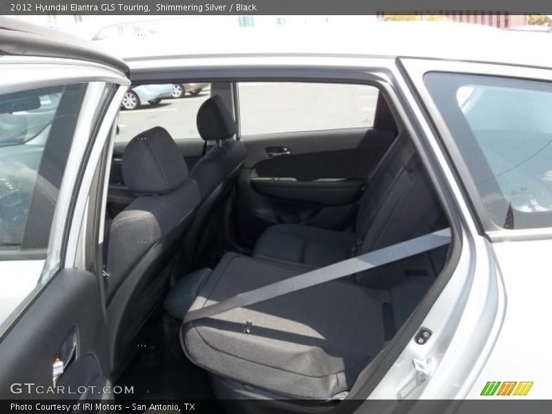 Shimmering Silver / Black 2012 Hyundai Elantra GLS Touring