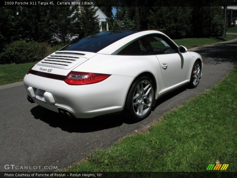Carrara White / Black 2009 Porsche 911 Targa 4S