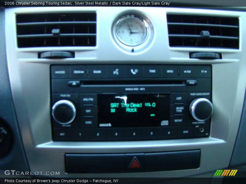 Silver Steel Metallic / Dark Slate Gray/Light Slate Gray 2008 Chrysler Sebring Touring Sedan