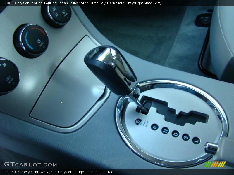 Silver Steel Metallic / Dark Slate Gray/Light Slate Gray 2008 Chrysler Sebring Touring Sedan