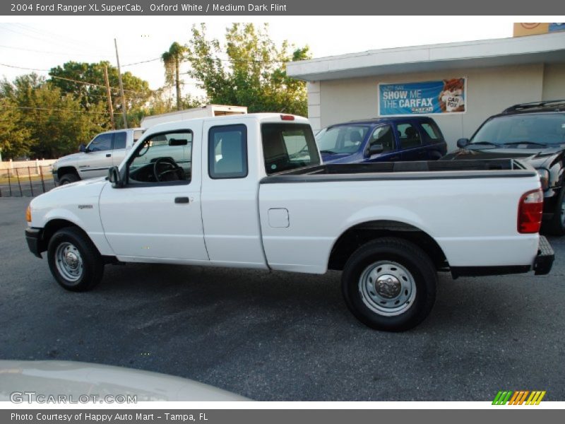 Oxford White / Medium Dark Flint 2004 Ford Ranger XL SuperCab