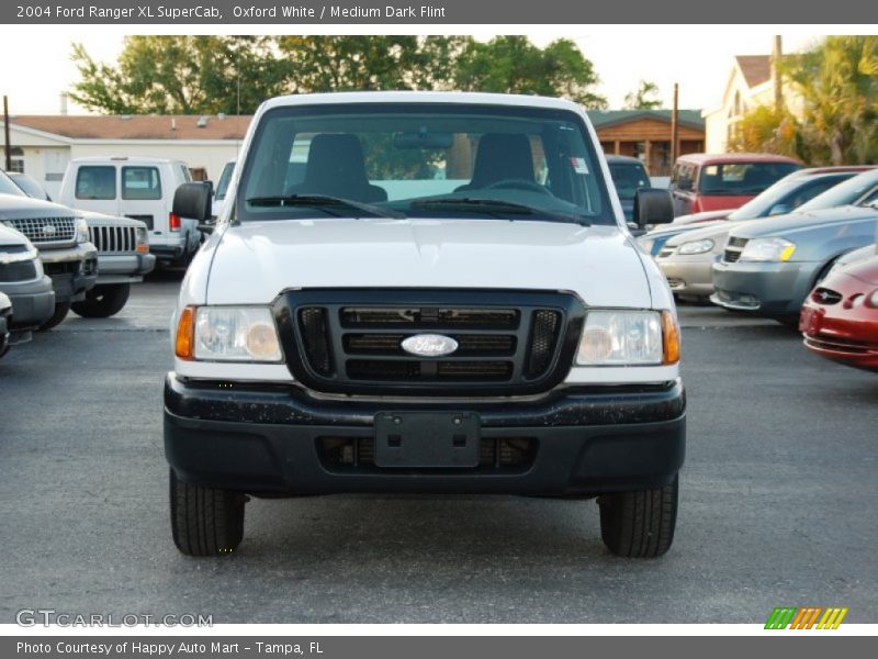 Oxford White / Medium Dark Flint 2004 Ford Ranger XL SuperCab