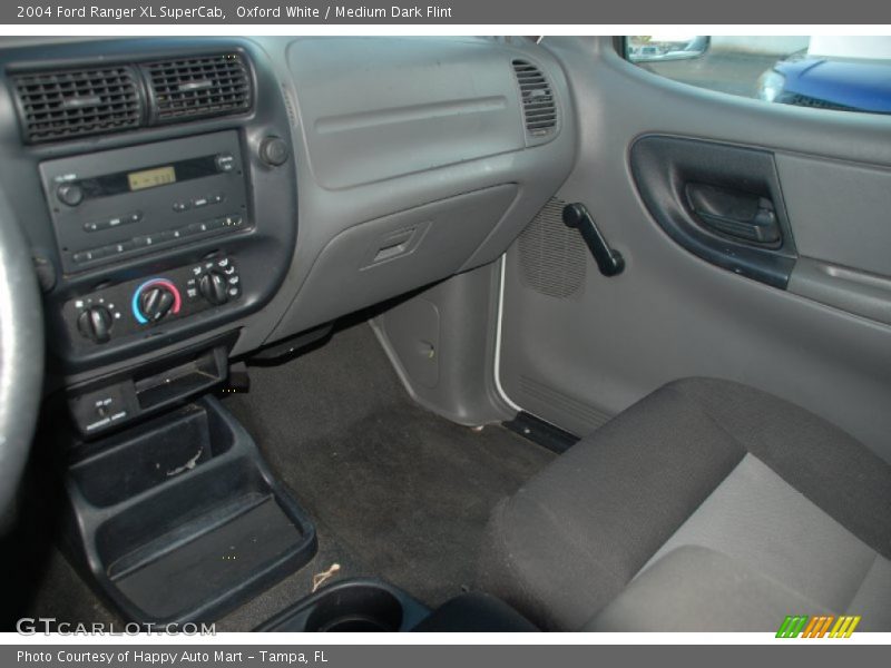 Oxford White / Medium Dark Flint 2004 Ford Ranger XL SuperCab