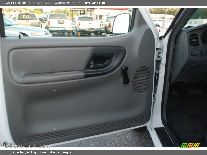 Oxford White / Medium Dark Flint 2004 Ford Ranger XL SuperCab